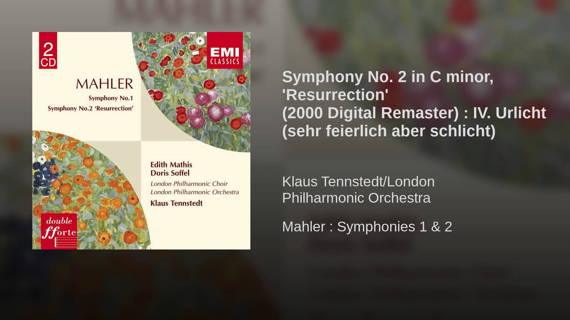 Mahler: Urlicht from Symphony No. 2