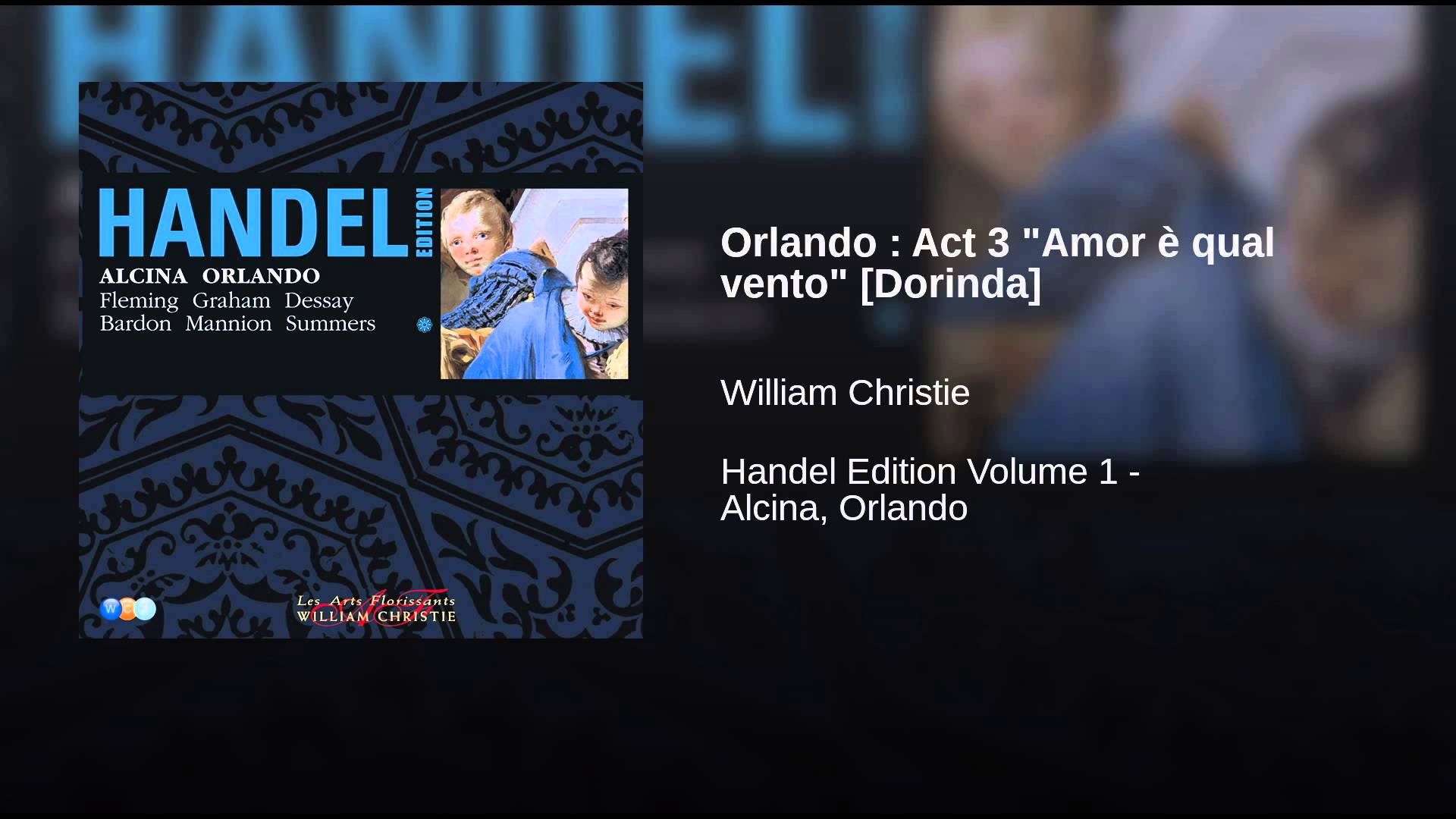 Handel:  “Amor e qual vento” from Orlando