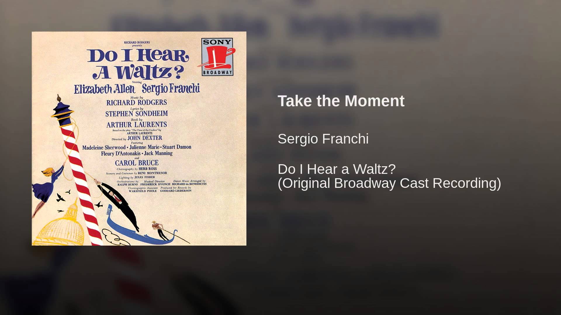 Richard Rodgers:  Take the Moment