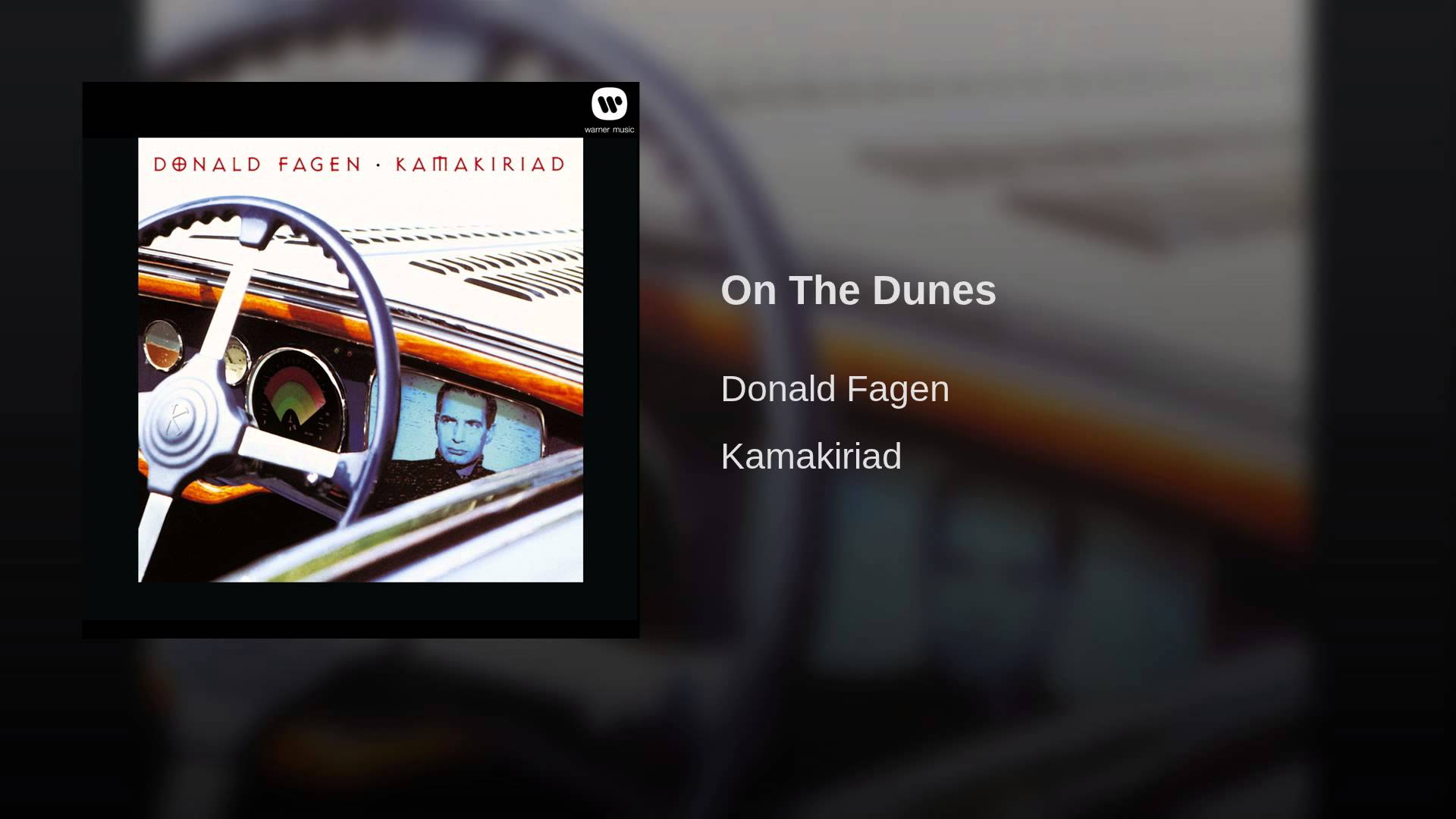Donald Fagen:  On the Dunes