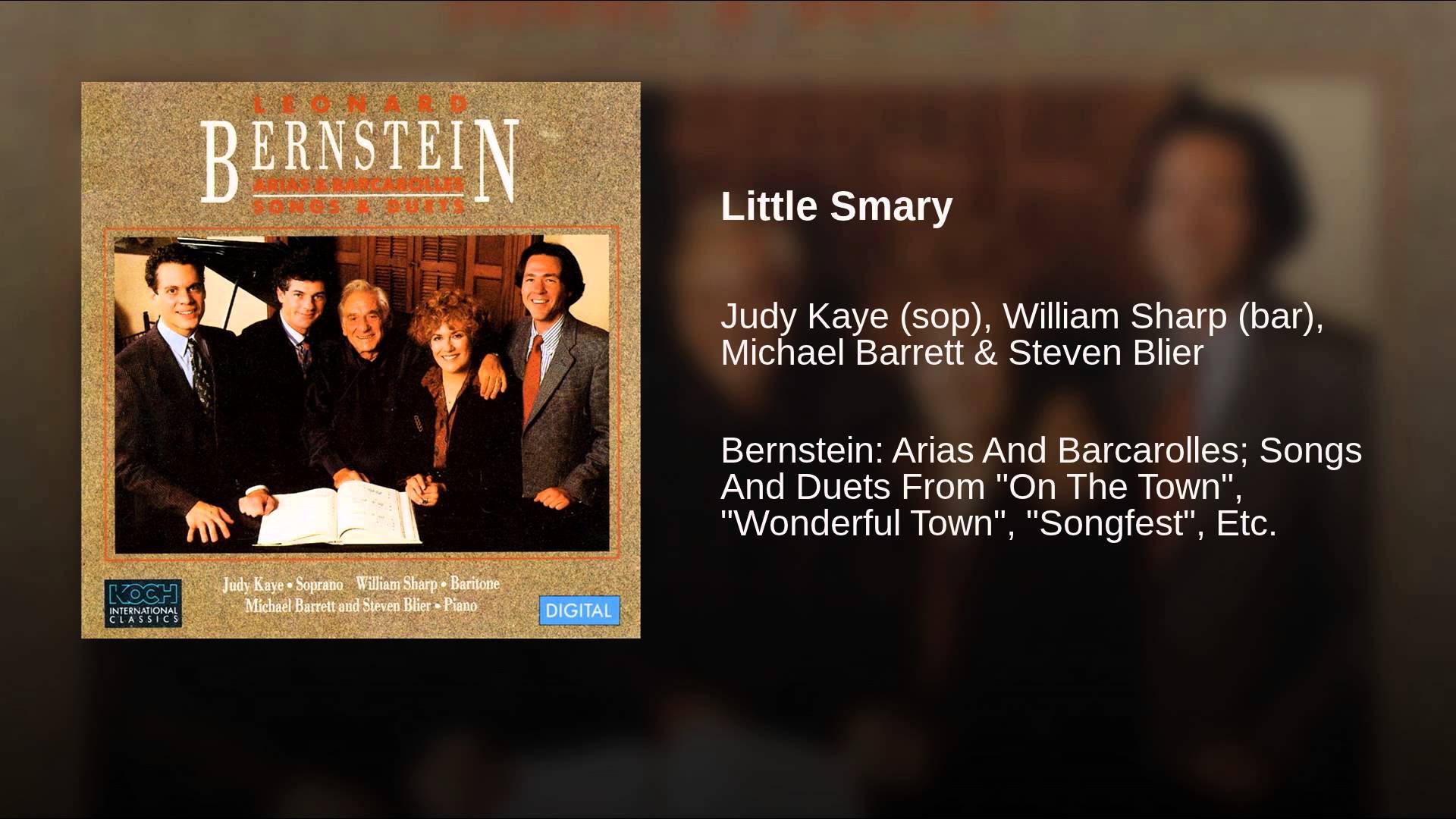 Leonard Bernstein:  Little Smary