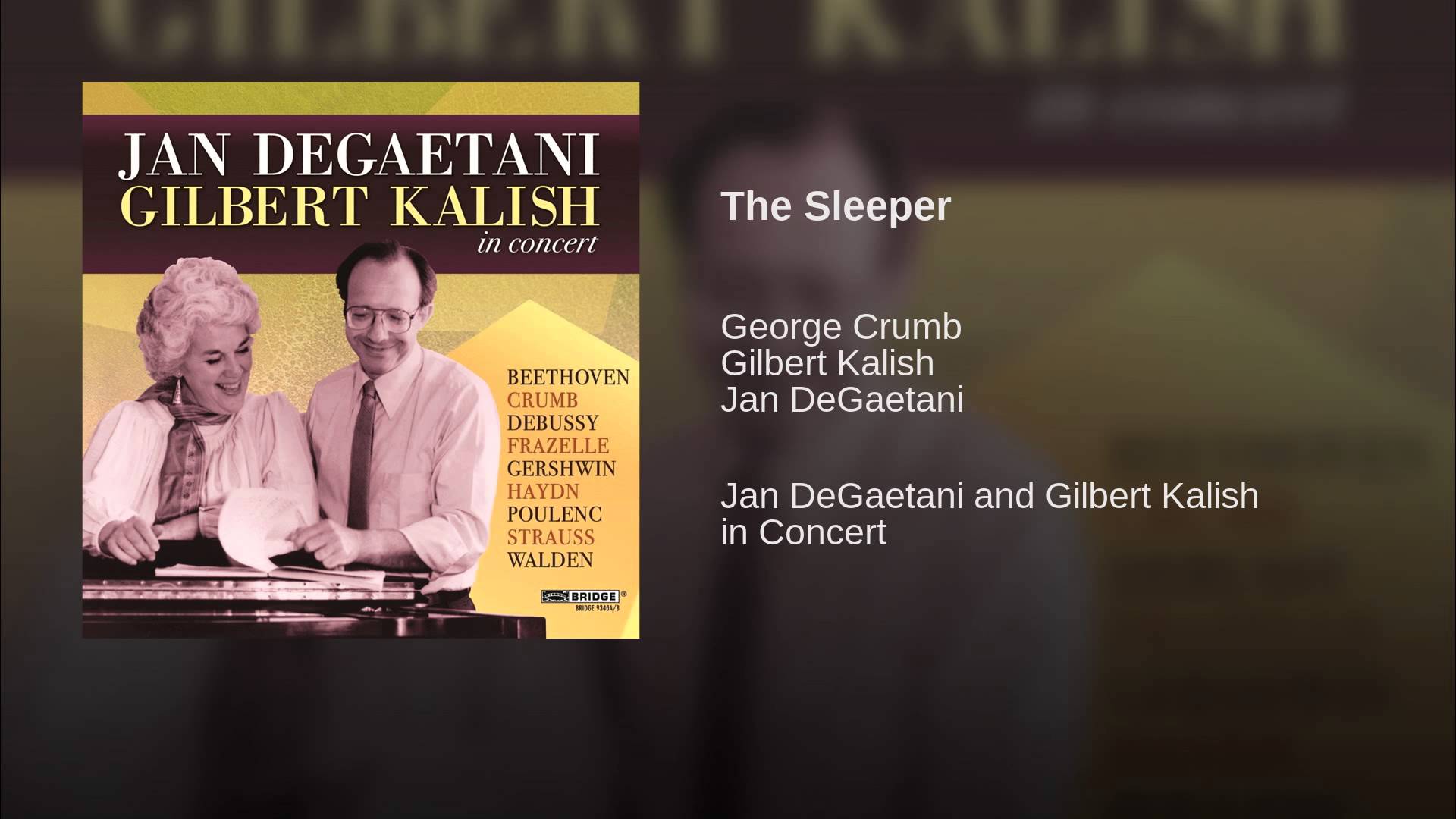George Crumb: The Sleeper