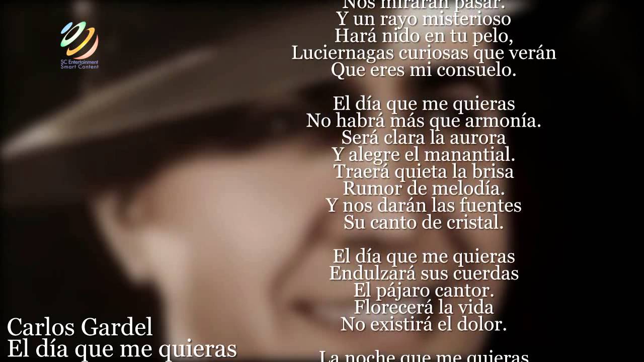 Carlos Gardel:  El día que me quieras